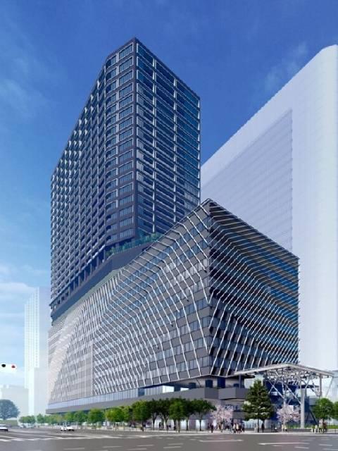 泉岳寺駅地区第二種市街地再開発事業外観①(メイン)