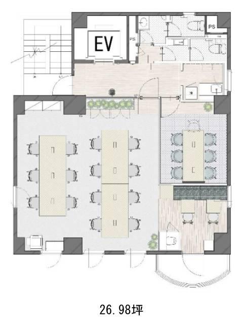 NOVEL WORK Kanda 7階 [26.98坪]の賃貸オフィス