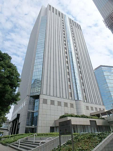 「天王洲パークサイドビル」天王洲アイル駅から歩行者デッキで直結⇄堂々とした佇まいのオフィスビル